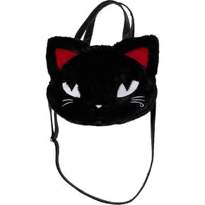 إميلي ذا سترينج حقيبة يد نسائية بمقبض أسود وحقائب يد بمحفظة من الفرو الصناعي in Kuwait