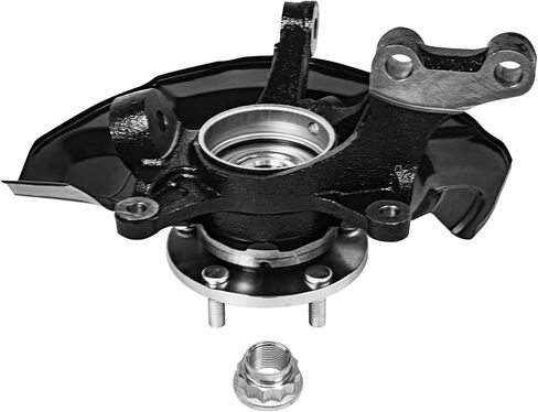 Detroit Axle - FWD Front Steering Knuckles & Wheel Hub Bearings Replacement for 2004 2005 2006 2007 Toyota Highlander - 2pc Set in Saudi Arabia