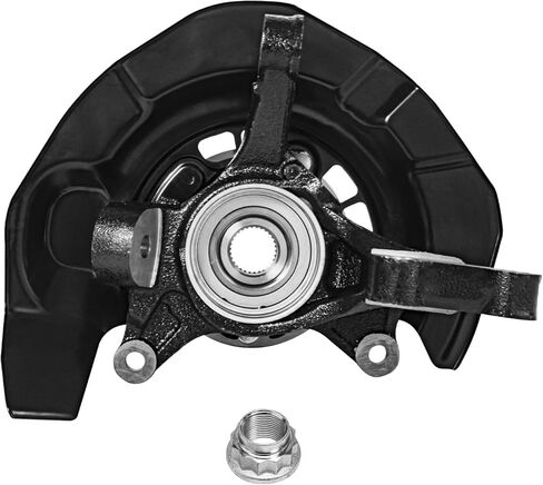 Detroit Axle - FWD Front Steering Knuckles & Wheel Hub Bearings Replacement for 2004 2005 2006 2007 Toyota Highlander - 2pc Set in Saudi Arabia
