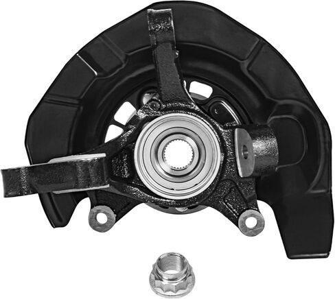 Detroit Axle - FWD Front Steering Knuckles & Wheel Hub Bearings Replacement for 2004 2005 2006 2007 Toyota Highlander - 2pc Set in Saudi Arabia