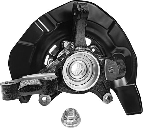 Detroit Axle - FWD Front Steering Knuckles & Wheel Hub Bearings Replacement for 2004 2005 2006 2007 Toyota Highlander - 2pc Set in Saudi Arabia