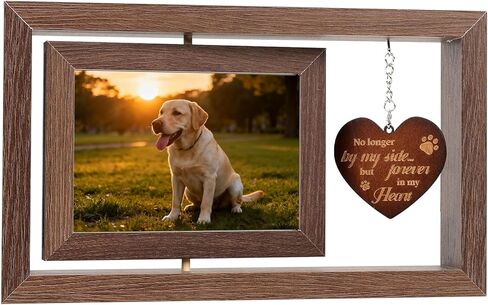 هدايا تذكارية للكلاب لفقدان تعاطف الكلاب، إطار صورة للحيوانات الأليفة للقطط لصور مقاس 6 × 4، يدور بزاوية 360 درجة in Kuwait