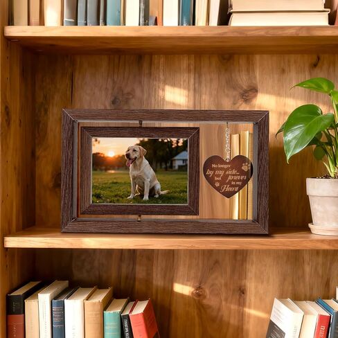 هدايا تذكارية للكلاب لفقدان تعاطف الكلاب، إطار صورة للحيوانات الأليفة للقطط لصور مقاس 6 × 4، يدور بزاوية 360 درجة in Kuwait