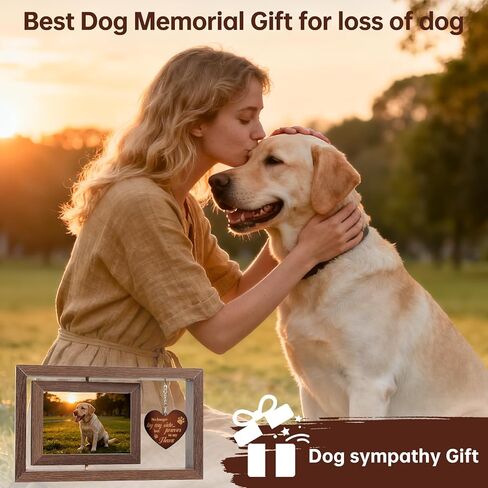 هدايا تذكارية للكلاب لفقدان تعاطف الكلاب، إطار صورة للحيوانات الأليفة للقطط لصور مقاس 6 × 4، يدور بزاوية 360 درجة in Kuwait