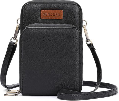 SENDEFN Small Leather Crossbody Bag for Women Cell Phone Crossbody Purse Bags with Shoulder Strap with 4 Card Slots in Saudi Arabia