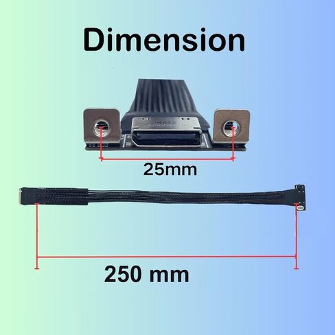 Sintech M.2 M-Key 2230/42/80 إلى Oculink SFF-8612 SFF-8611 بطاقة محول مع كابل تمديد عالي السرعة in Kuwait
