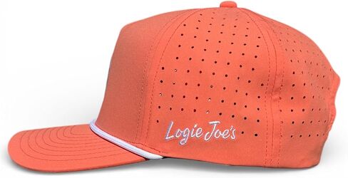Logie Joe's Just Peachy Golf Hat | Snapback Cap | Built-in Magnetic Ball Marker Holder + Marker Included | Adjustable Peach in Kuwait