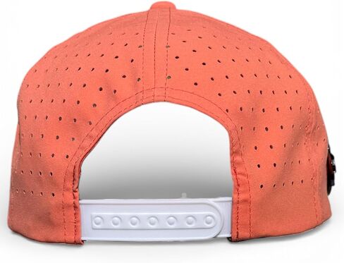 Logie Joe's Just Peachy Golf Hat | Snapback Cap | Built-in Magnetic Ball Marker Holder + Marker Included | Adjustable Peach in Kuwait