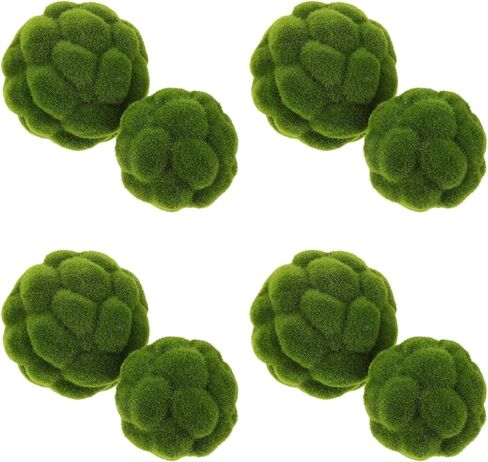 Cabilock 2pcs Green Moss Balls Decorative Balls for Centerpiece Bowls Simulated Moss Balls Artificial Plant Moss Balls Topiary Ball Ornament in Saudi Arabia