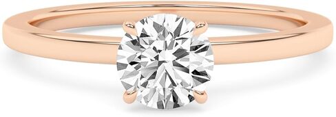 SAVEARTH DIAMONDS 0.50 قيراط - خواتم خطوبة سوليتير 2 قيراط 4 شقوق للنساء، خاتم وعد مويسانيتي مصنوع من الذهب الصلب عيار 10 قيراط / 14 قيراط أو فضة استرلينية 925 | جودة VVS1 in Saudi Arabia