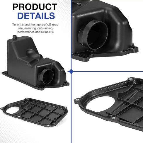 Air Filter Complete Kit Guide + Air Filter Box + Lid Cap + Air Cleaner Intake Dust Joint for Yamaha Warrior 350 YFM350X 1987-2004 in Kuwait