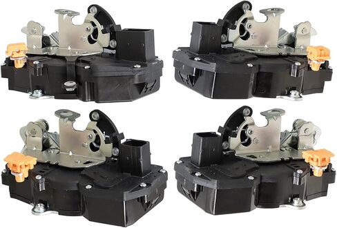 4-Pack Door Lock Latch Actuator Front Rear Left & Right Replacement for Avalanche Silverado 1500 2500 3500 Sierra Yukon Replace 931-303 931-304 931108 931-109 in Saudi Arabia
