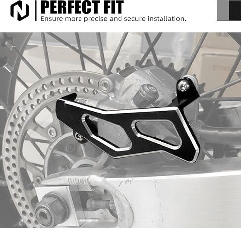 NICECNC Black Billet Aluminum Brake Caliper Guard Compatible with Suzuki DRZ400SM 2005 2006 2007 2007 2008 2009 2010-2024 See Fitment in Saudi Arabia