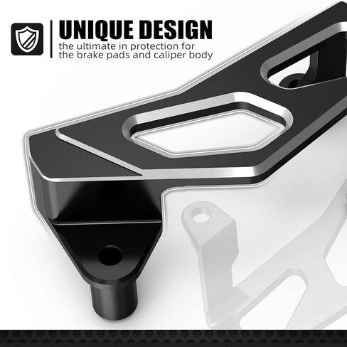 NICECNC Black Billet Aluminum Brake Caliper Guard Compatible with Suzuki DRZ400SM 2005 2006 2007 2007 2008 2009 2010-2024 See Fitment in Saudi Arabia