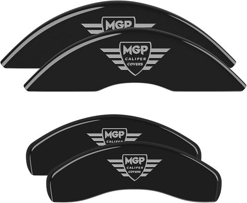 MGP Caliper Covers - Brake Caliper Covers Compatible with 2023-2025 Honda Pilot (Requires 18"+ Wheels) Powder-Coated Finish, 4 PCS Front and Rear (Yellow - Honda Engraving) in Saudi Arabia