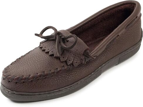 Minnetonka Women's Chocolate Moose Moosehide Fringed Kilty 8.5 C US in Kuwait