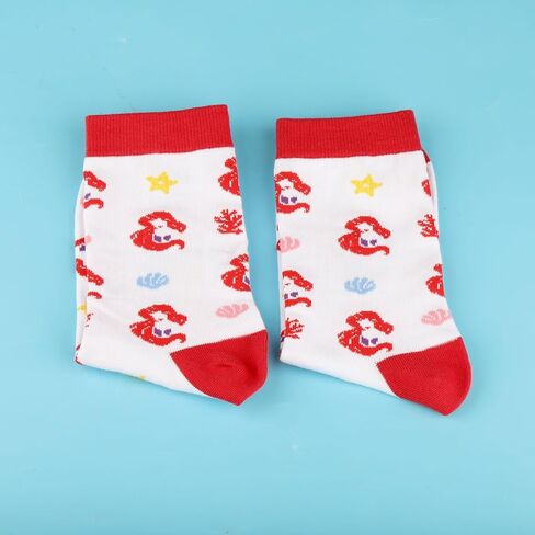 PWHAOO Mermaid Ariel Socks Mermaid Princess Socks Princess Party Socks Mermaid Ariel Inspired Gift Fairytale Lover Gift in Saudi Arabia