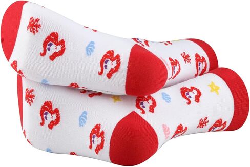 PWHAOO Mermaid Ariel Socks Mermaid Princess Socks Princess Party Socks Mermaid Ariel Inspired Gift Fairytale Lover Gift in Saudi Arabia