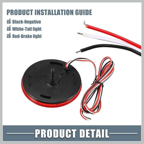 Rear Bumper Reflector Fog Brake Tail Light 81910-02040 8191002040 Red LED for Toyota Corolla 2009-2010 Plastic Red Lens (Set of 2) Replacement Car Parts in Kuwait