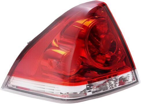 Rear Bumper Taillights Suitable Fit for 2006-2013 Chevy Impala LH+RH Replacement OE Model Red Brake Lamp with Bulb and Wiring Harness Kit in Kuwait