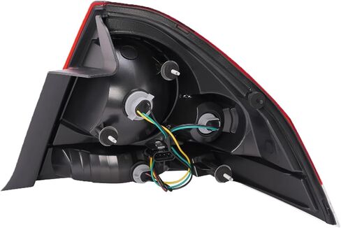 Rear Bumper Taillights Suitable Fit for 2006-2013 Chevy Impala LH+RH Replacement OE Model Red Brake Lamp with Bulb and Wiring Harness Kit in Kuwait