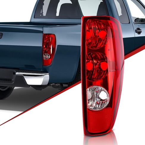 Right Side Tail Lights Assembly Cover for 2004-2012 Chevy Colorado & GMC Canyon, Pickup Passenger Side Rear Brake Tail Signal Lamp Cover Replacement in Kuwait