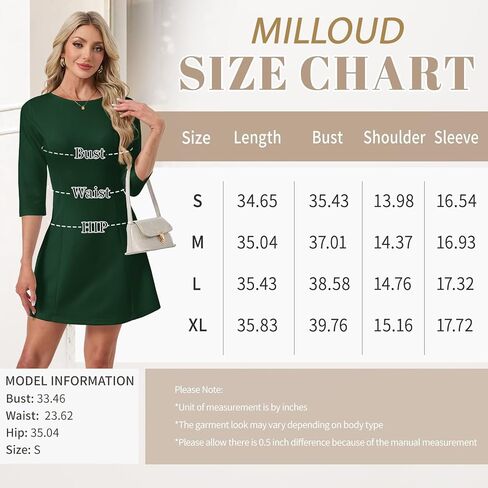 فساتين كوكتيل للنساء حفل زفاف فستان قصير على شكل حرف A برقبة قارب (S-XL) in Kuwait