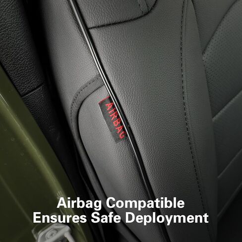 EKR Wrangler Seat Covers Custom Fit for Jeep Wrangler 2018-2026 Sport(S)/Sahara/Willys(Sport)/Rubicon,4DR,Rear Split Seat NO Armrest - Faux Leather (Black) in Saudi Arabia