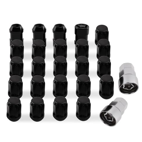 M12x1.5 Black Lug Nuts & Wheel Lock Lug Nut kit Compatible with Geo 1989-1995 & Eagle 1988-1996 & Cadllac1980-2020 in Kuwait