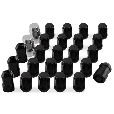 M12x1.5 صواميل العروة السوداء ومجموعة صواميل قفل العجلة متوافقة مع Geo 1989-1995 & Eagle 1988-1996 & Cadlac1980-2020 in Kuwait