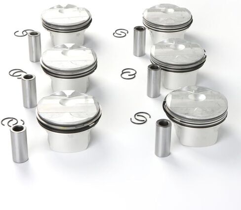 مجموعة حلقات المكابس Φ82mm 11257612982 11257561848 N52B25 11:1 نسبة الضغط المتوافقة مع E83 E90 E91 E60 E61 F10 F11 E89 323i 325i 523i 525i X1 X3 X4 in Kuwait