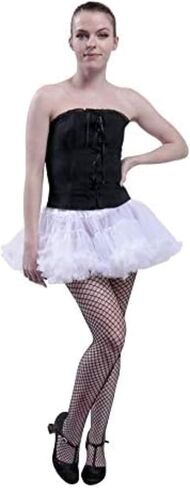 Malco Modes Tutu Mini Skirt | Fluffy Carnival Skirt | Summer Season | Ballet | Rave | Festival & Costume Underskirt Peach in Kuwait