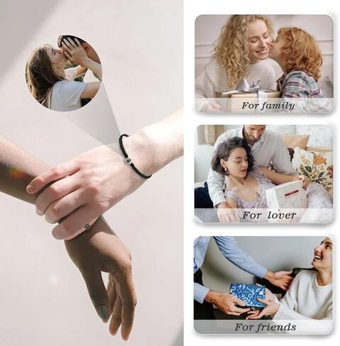 Personalized Picture Bracelet, Custom Projection Bracelets with Photo Inside, Custom Memorial Gifts for Women Men Couples in Saudi Arabia