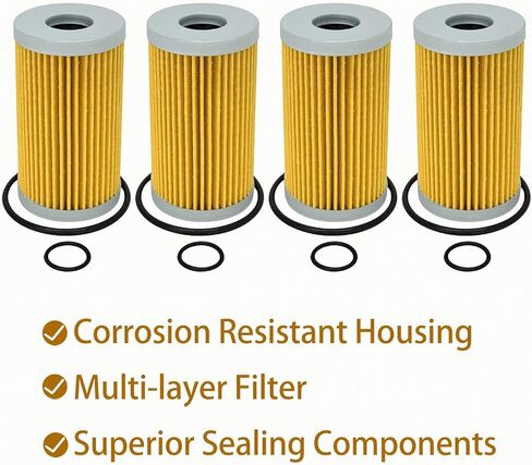 Fuel Filter Replace 15521-43160 1A001-43160 19244-87110 Compatible with Kubota L235 L2550 L2650 L2850 L2900 L2950 L3240 L3540 L3750 L4200DT M4700 M4900 M5700 KH-151 V1502 V1903 Engine in Kuwait