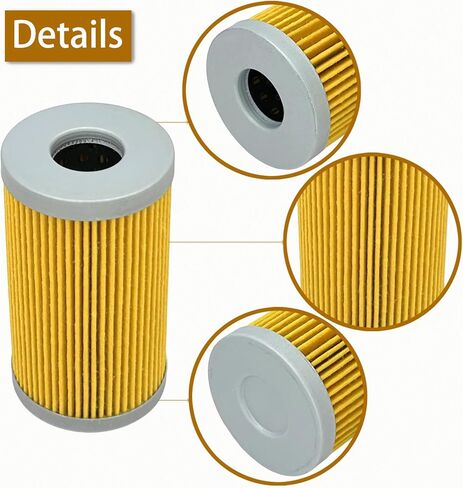 Fuel Filter Replace 15521-43160 1A001-43160 19244-87110 Compatible with Kubota L235 L2550 L2650 L2850 L2900 L2950 L3240 L3540 L3750 L4200DT M4700 M4900 M5700 KH-151 V1502 V1903 Engine in Kuwait