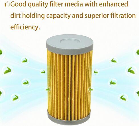 Fuel Filter Replace 15521-43160 1A001-43160 19244-87110 Compatible with Kubota L235 L2550 L2650 L2850 L2900 L2950 L3240 L3540 L3750 L4200DT M4700 M4900 M5700 KH-151 V1502 V1903 Engine in Kuwait