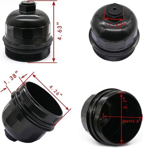 134001 غطاء مبيت مرشح التدفق العالي مناسب لـ Duramax 6.6L L5P مناسب لـ Chevy مناسب لـ GMC Silverado Sierra 2500HD 3500HD 2500 HD 3500 HD 2017 2018 2019 2020 2021 2022 2023 2024 17-24 in Kuwait