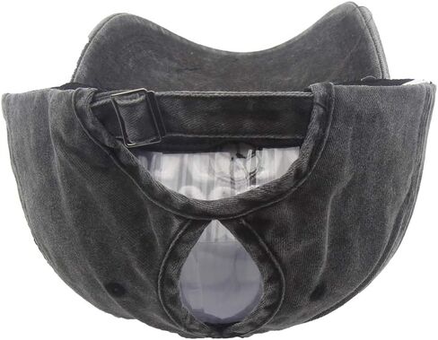 Soccer Mom Ponytail Baseball Cap Messy Bun Vintage Washed Distressed Twill Plain Hat for Women (Soccer Mom 3D Black, One Size) in Saudi Arabia