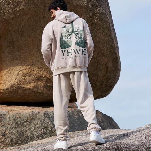 Fleece Sweatpants for Mens Women Winter Lined Graphic Pants Faith Over Fear in Saudi Arabia