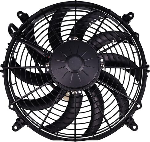 FridayParts Replacement 12" 24V Cooling Low-Profile Fan 30100351 Compatible for Spal VA10-BP9/C-25S in Saudi Arabia