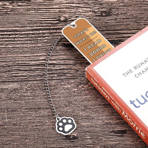 Cat Bookmark for Book Lovers, Book Basket Stuffers for Women, Christmas Stocking Stuffers for Teen Girls Pet Lover, Cat Coffee Lover Gifts for Women Men, Cute Book Marks for Reading Women in Saudi Arabia