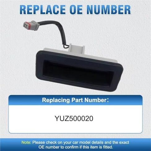 Yuz500020 Car Rear Trunk Lid Lock Boot Release Switch Tailgate Handle for Range Rover Sport Utility 2005-2013 in Saudi Arabia
