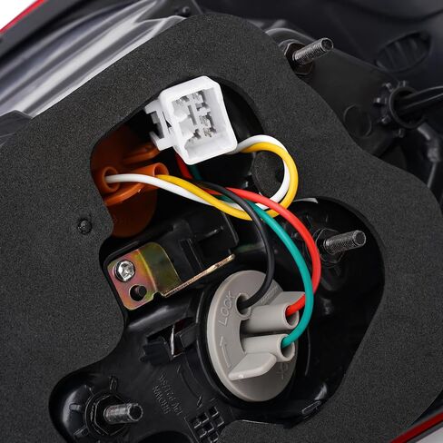 1 Pair Outer Side Halogen Tail Light Rear Lamps Assembly for 2017 2018 Kia Forte EX/LX/S/SX OE/OEM L92401-F20000, R92402-F20000 (Passenger + Left Side) (Bulbs Not Included) in Kuwait