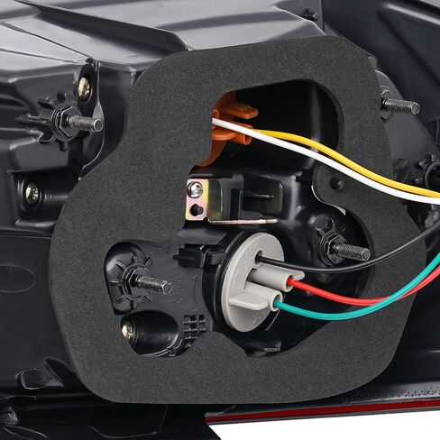 1 Pair Outer Side Halogen Tail Light Rear Lamps Assembly for 2017 2018 Kia Forte EX/LX/S/SX OE/OEM L92401-F20000, R92402-F20000 (Passenger + Left Side) (Bulbs Not Included) in Kuwait