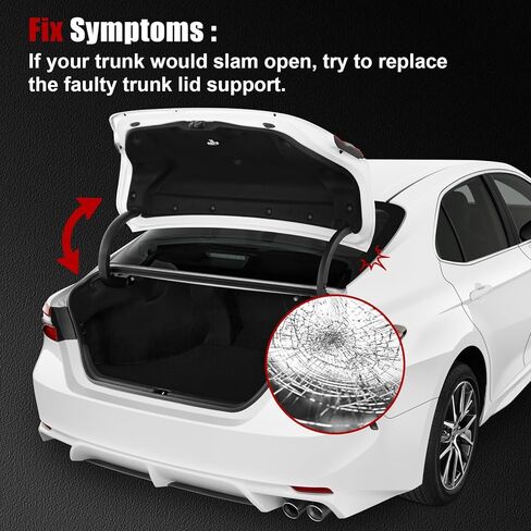 Trunk Deck Lid Support Strut Rear Right Hand Replace 64530-06010, 64530-06020 - Fit for Toyota Camry 2018-2025 Luggage Compartment Door Support Assembly in Kuwait