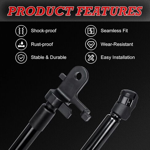 Trunk Deck Lid Support Strut Rear Right Hand Replace 64530-06010, 64530-06020 - Fit for Toyota Camry 2018-2025 Luggage Compartment Door Support Assembly in Kuwait