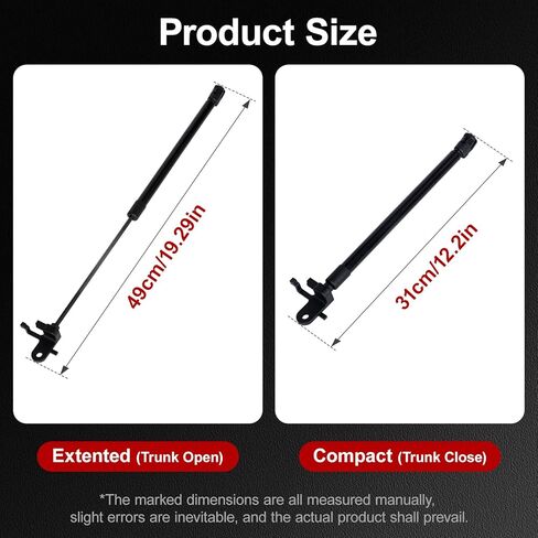 Trunk Deck Lid Support Strut Rear Right Hand Replace 64530-06010, 64530-06020 - Fit for Toyota Camry 2018-2025 Luggage Compartment Door Support Assembly in Kuwait