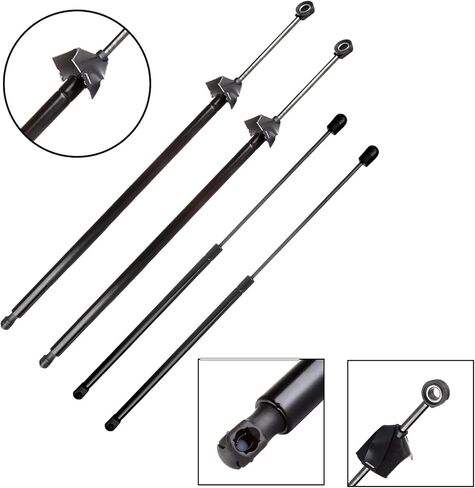 SCITOO 4794 Lift Supports Fit for Chevrolet Camaro 1993-1997,for Pontiac Firebird 1993-1997 Front Rear Left & Right Hatch+Hood Shock Struts 4pcs in Saudi Arabia