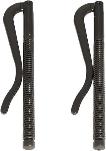 2Pcs Black Spring Money Clips Metal Bifold Money Clip Bar Wallet Replace Parts Spring Clamp Cash Holder(70mm) in Kuwait