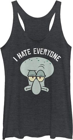Fifth Sun Women's Spongebob Squarepants Hate Everyone Women's Racerback Tank Top in Saudi Arabia